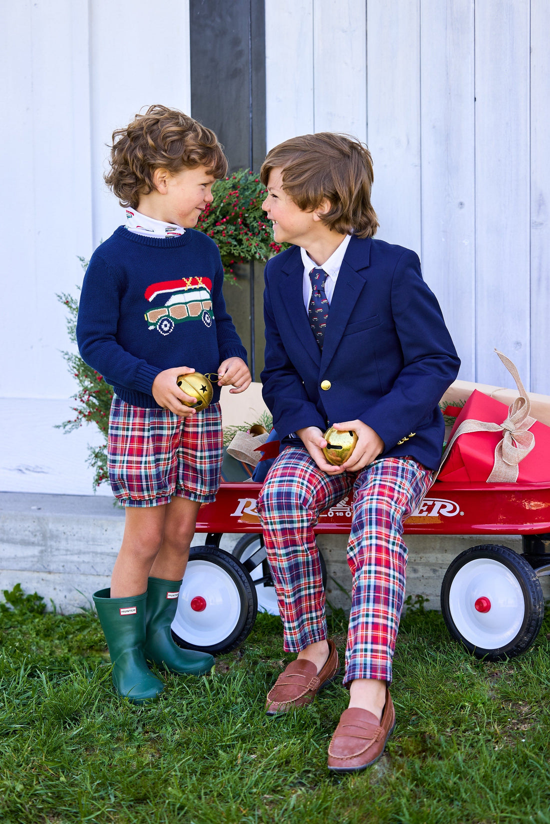 Little English Classic Wool Blazer - Navy