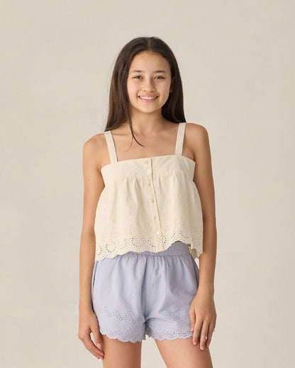 TEEN REMI SHORTS PERIWINKLE - Persnickety Shop