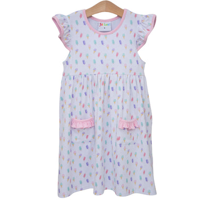 Jellybean Summertime Sweets Ruffle Pocket Dress - Persnickety Shop