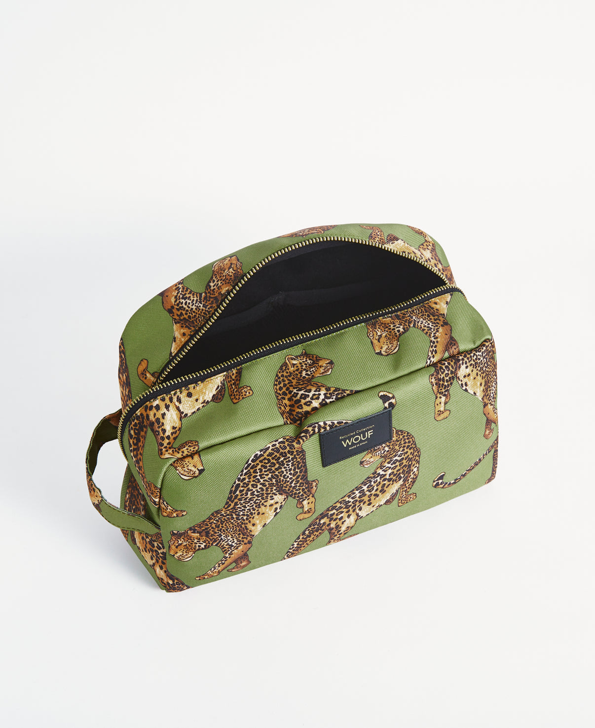 Olive Leopard Large Toiletry Bag - Persnickety Shop