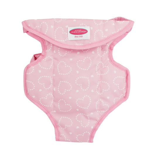 Pink Hearts Fabric Carrier - Persnickety Shop