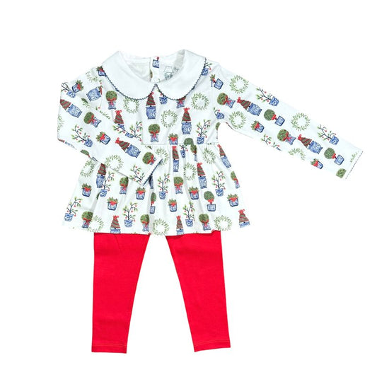 Heyward House Play Shirt and Leggings – Christmas Planters - Persnickety Shop
