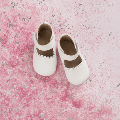 ELEPHANTITO Mary Jane for Baby-White - Persnickety Shop