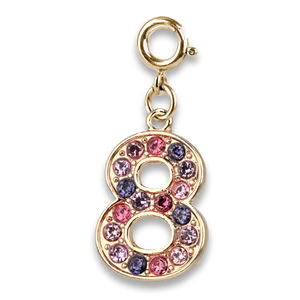 CHARM IT® Gold Pink Multi 8 Charm
