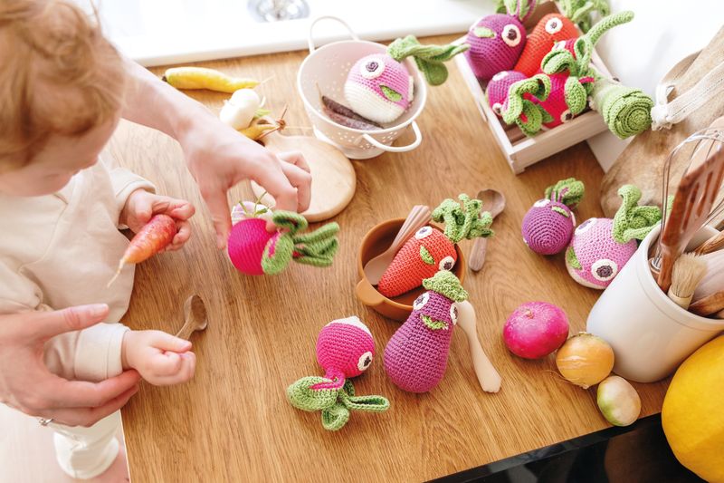 MyuM Veggy Rattles Without eyes - Persnickety Shop