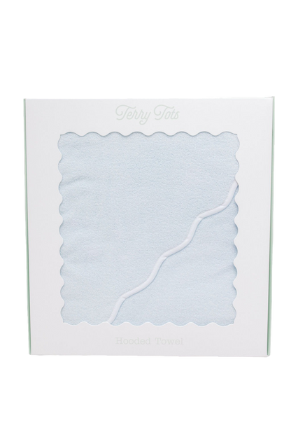 Terry Tots Hooded Towel – Blue Terry