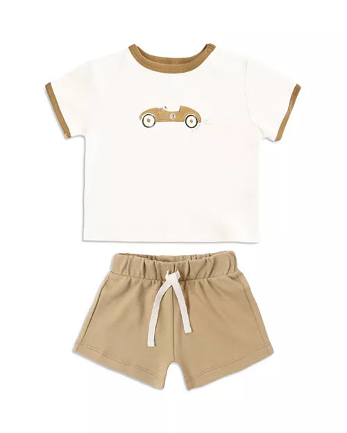 Quincy Mae RINGER TEE RACE CAR - Persnickety Shop