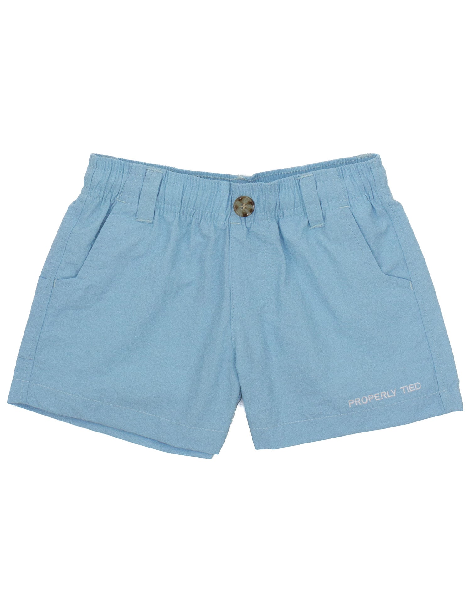 Properly Tied Boys Mallard Short Aqua - Persnickety Shop