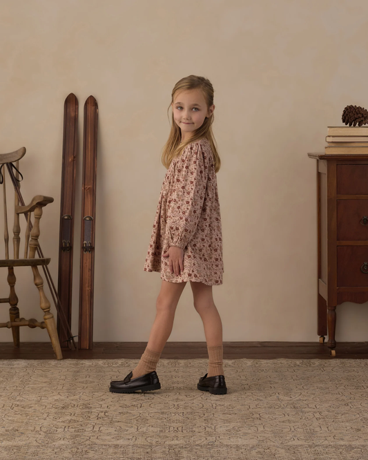 RYLEE + CRU SELENE DRESS PINK FLORAL