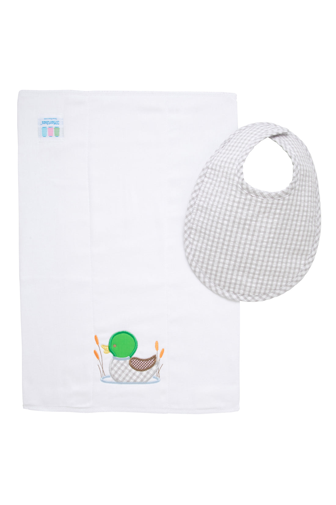 3 Marthas Mallard Basic Bib & Burp Boxed Set - Persnickety Shop