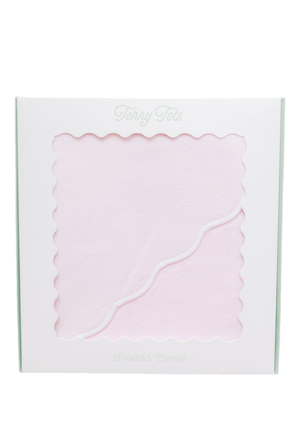 Terry Tots Hooded Towel – Pink Terry