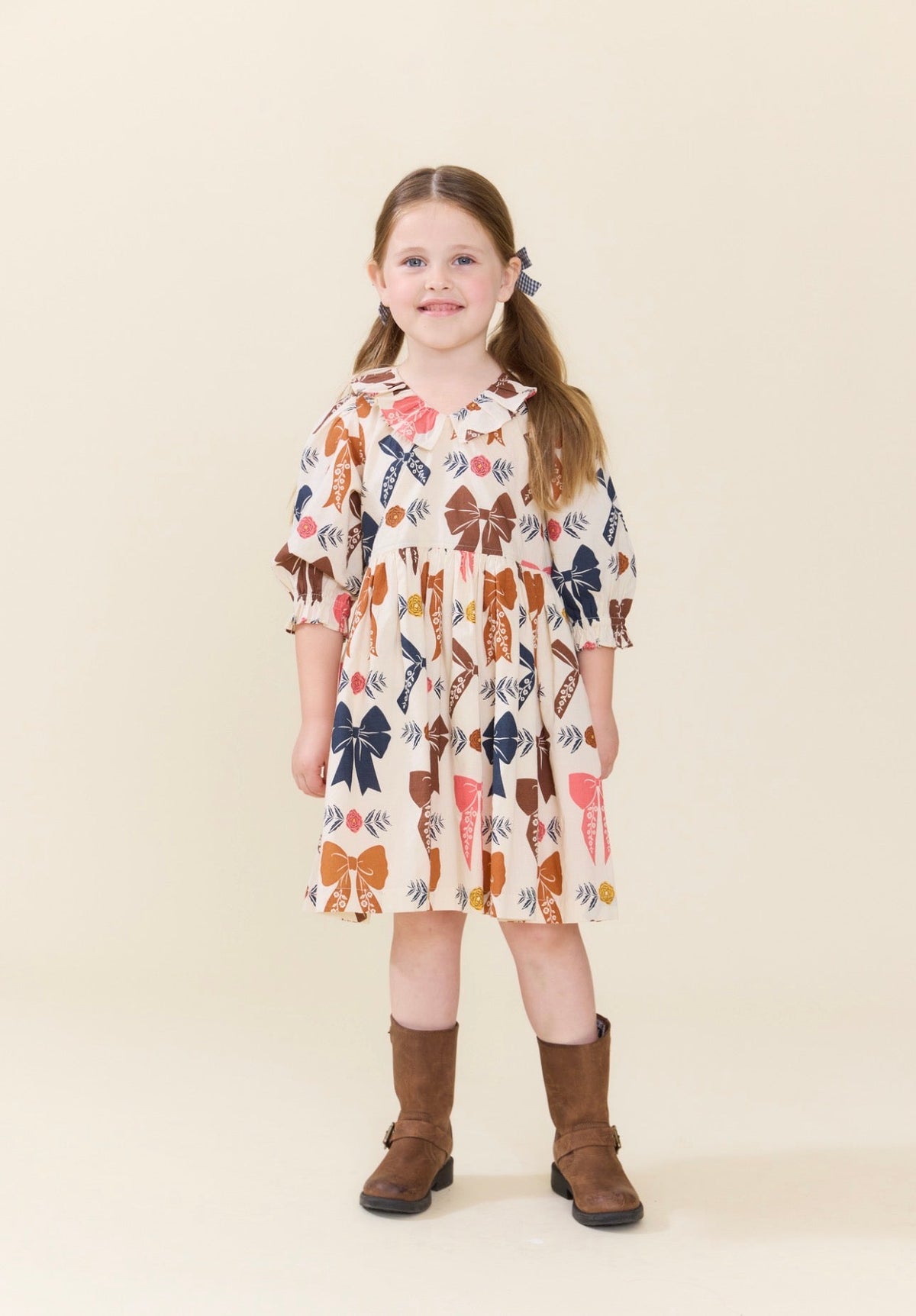 Pink Chicken AMARA DRESS- HARVEST BOWS