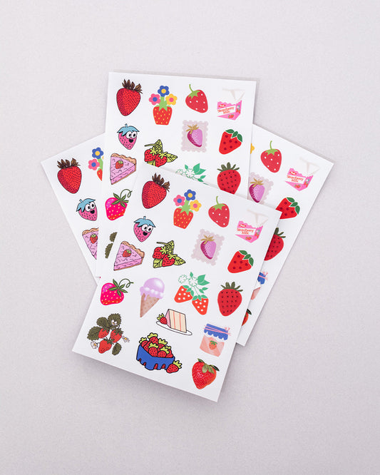 STRAWBERRY SCENTED STICKERS Ban.Do