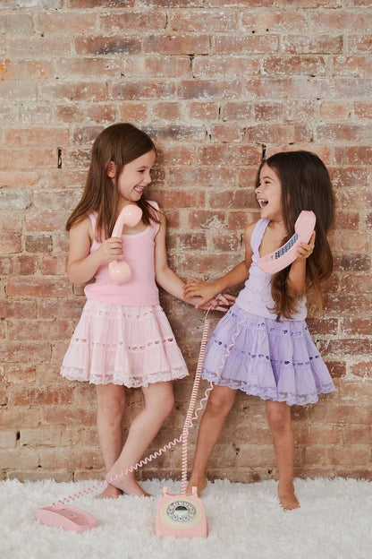 Sofia Pink Mini Skirt - Persnickety Shop