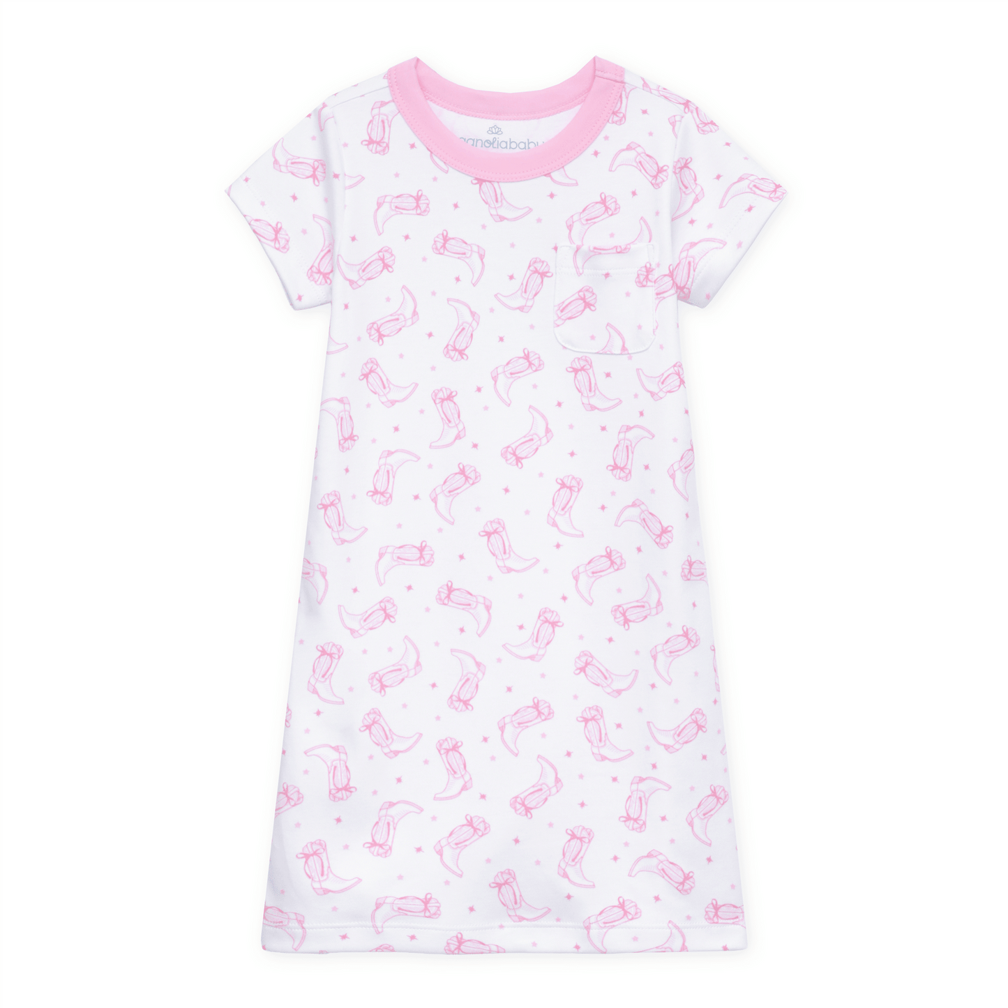 Magnolia Baby Darling Cowboy Boots Dress - Pink