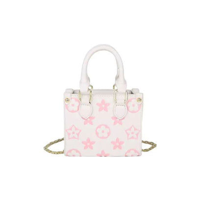 Fashion Printed Mini Tote- CAMEL