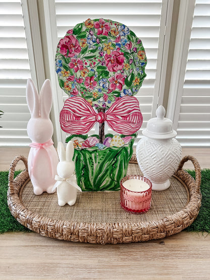 The Round Top Collection Rosanne Beck Cabbage Pot Topiary - Persnickety Shop