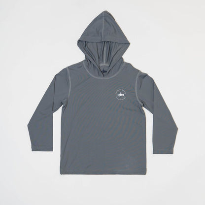 SALTWATER BOYS COMPANY PERFORMANCE GRAPHIC HOODIE-CAMO DUCK
