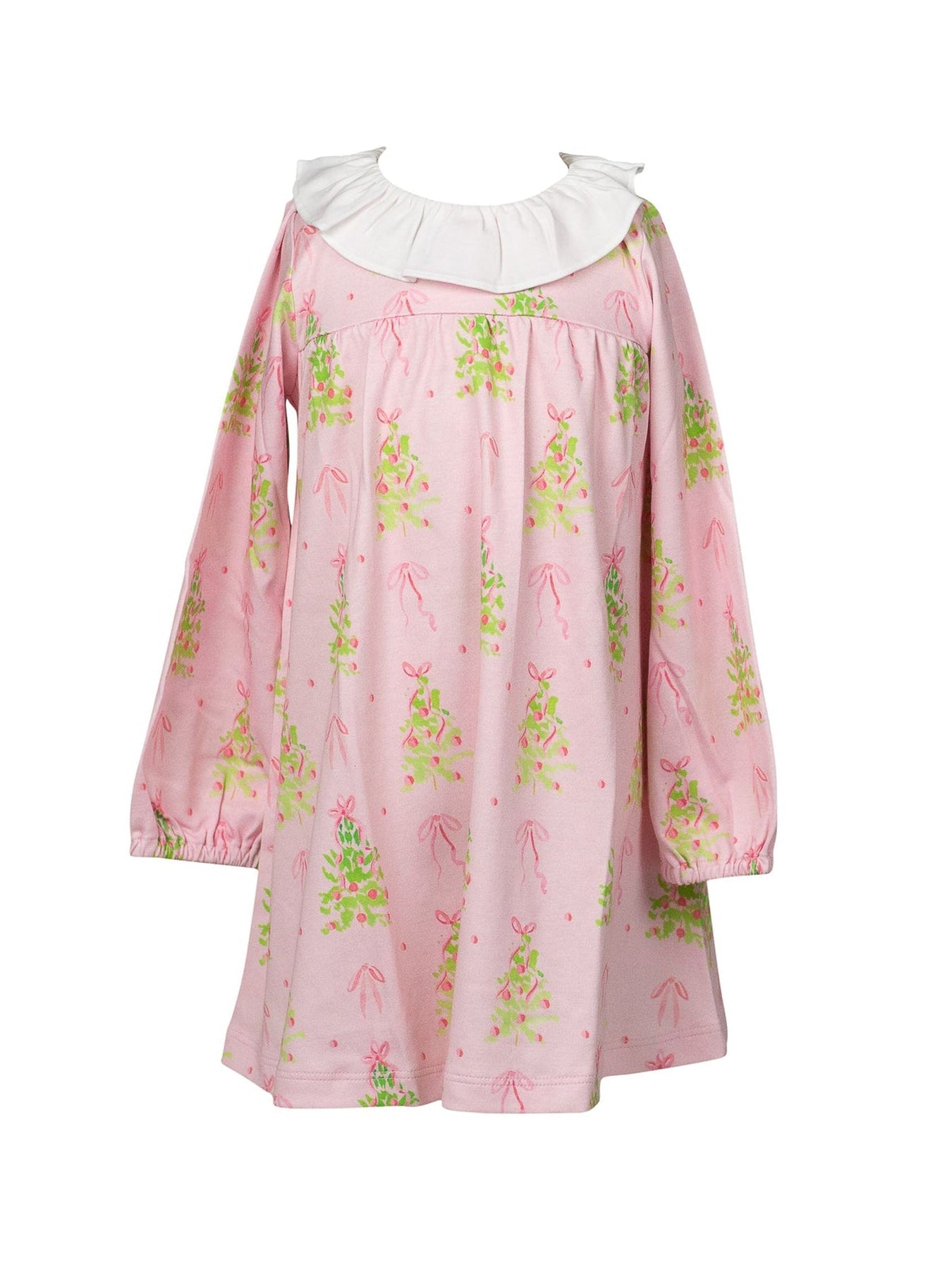 THE PROPER PEONY PRE-ORDER PINK TINSEL LONG SLEEVE DRESS - Persnickety Shop