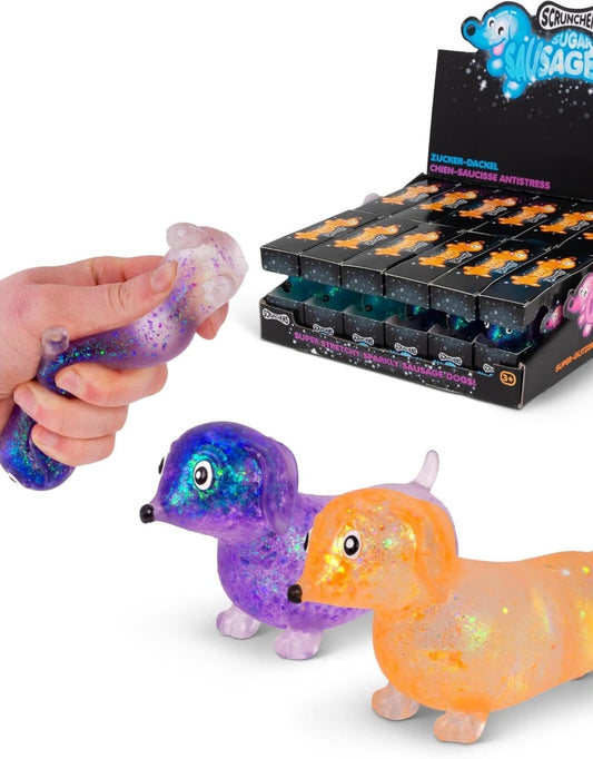 Scrunchems Sugar Sausage Dog Squishy Fidget Toy