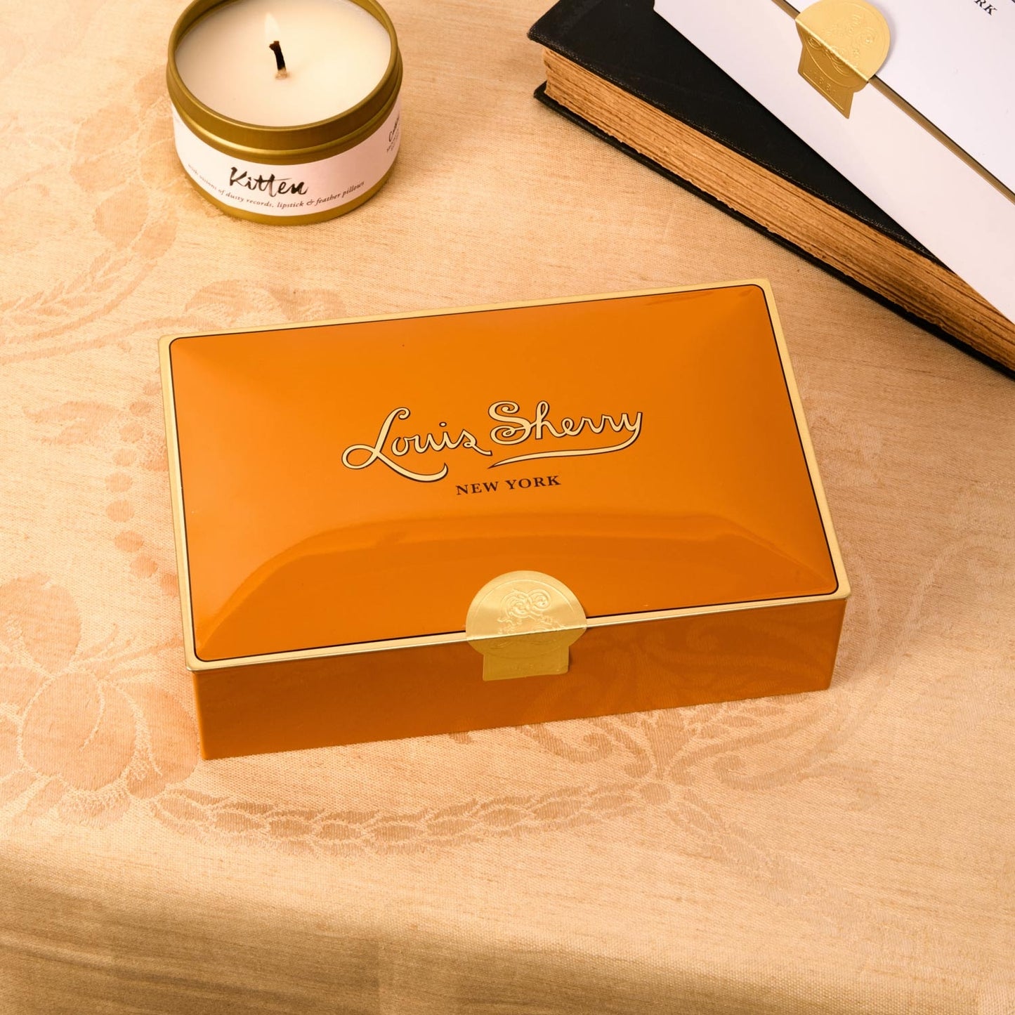 PREORDER Louis Sherry  12-Piece Box of Chocolate Truffle- Tangerine - Persnickety Shop