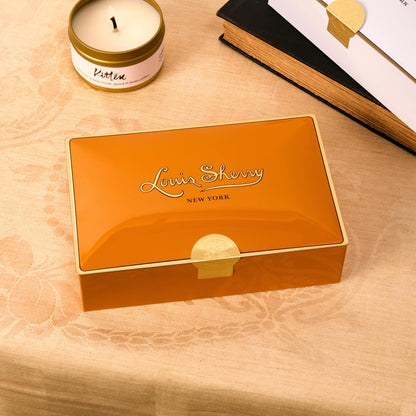 PREORDER Louis Sherry  12-Piece Box of Chocolate Truffle- Tangerine - Persnickety Shop