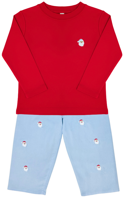 *PRE-ORDER* Zuccini  SANTA FACE PANT SET
