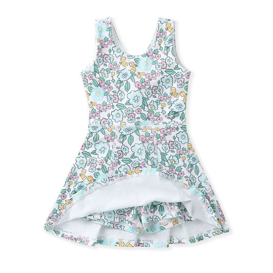 Swoon Aqua Bloom Active Tennis Dress - Persnickety Shop