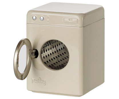 Maileg Washing machine, Mouse - Off white