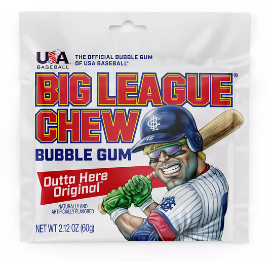 Big League Chew – Outta Here Original Bubble Gum (2.12 oz) - Persnickety Shop