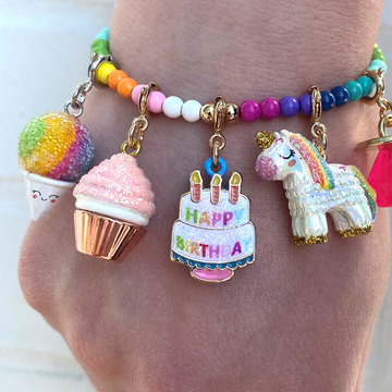 CHARM IT® Gold Birthday Cake Charm - Persnickety Shop