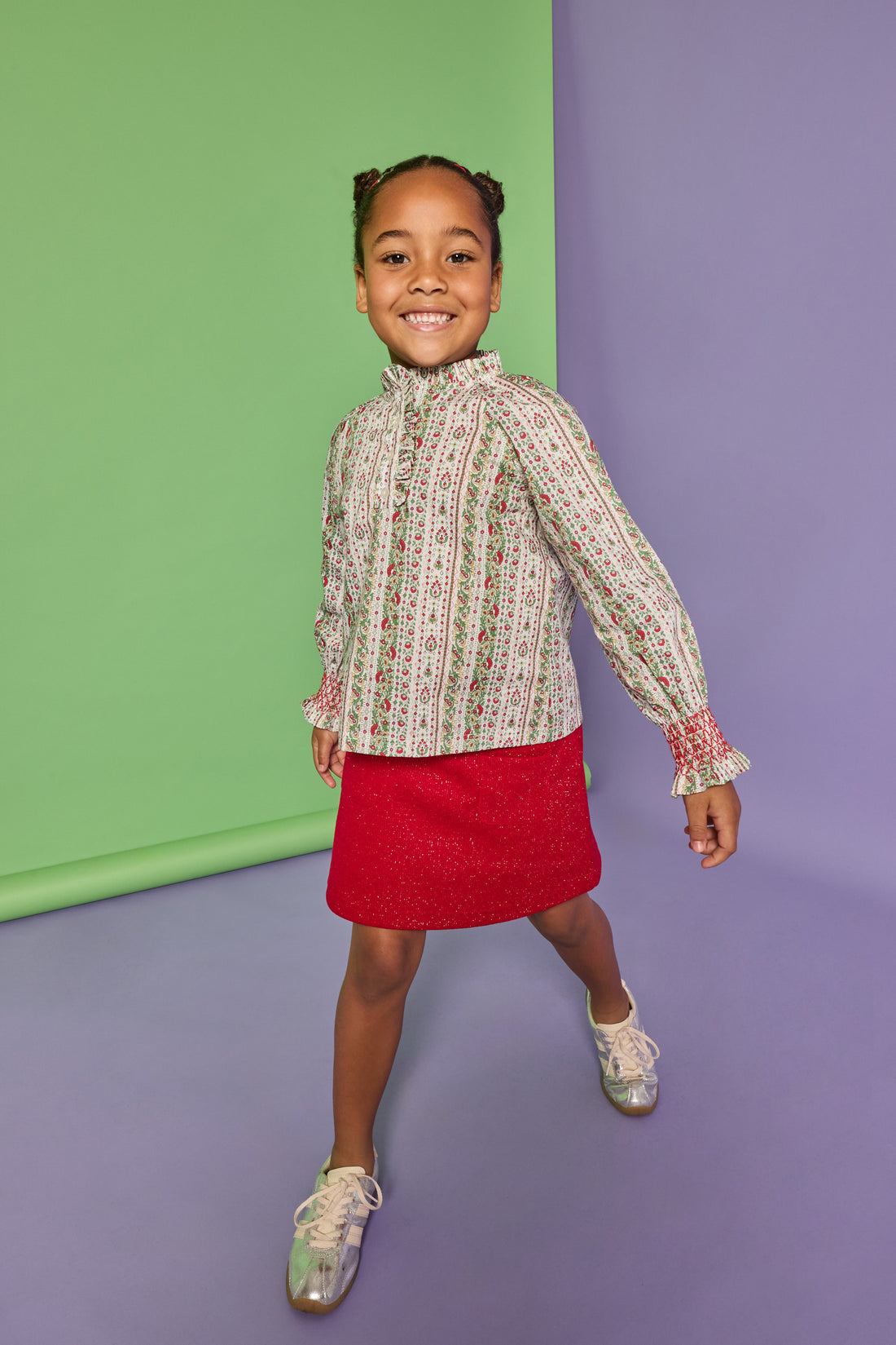 Bisby Patch Pocket Skort - Crimson