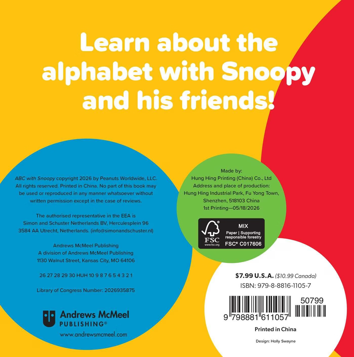 ABC with Snoopy by Charles M. Schulz
