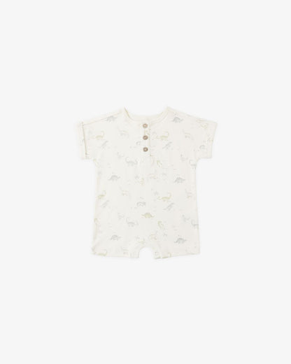 Short Sleeve One-Piece || Dinosaur - Persnickety Shop