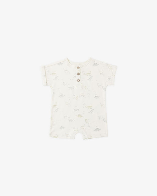 Short Sleeve One-Piece || Dinosaur - Persnickety Shop