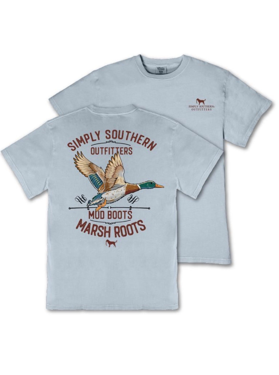 Simply Southern Youth Mineral Wash Mud Tee