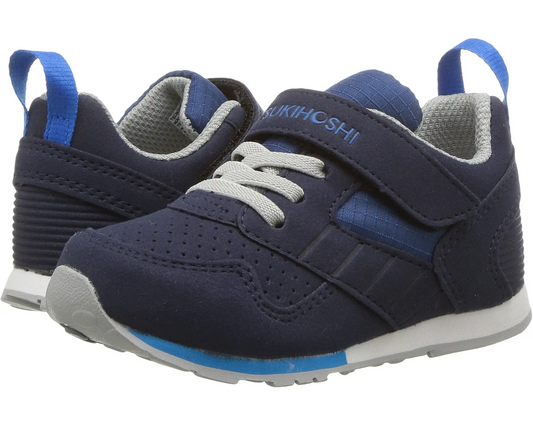 Tsukihoshi RACER Child Shoes (Navy/Blue) | Kids Shoes