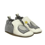 Robeez- Elephant Stars Soft Soles in Ivory - Persnickety Shop