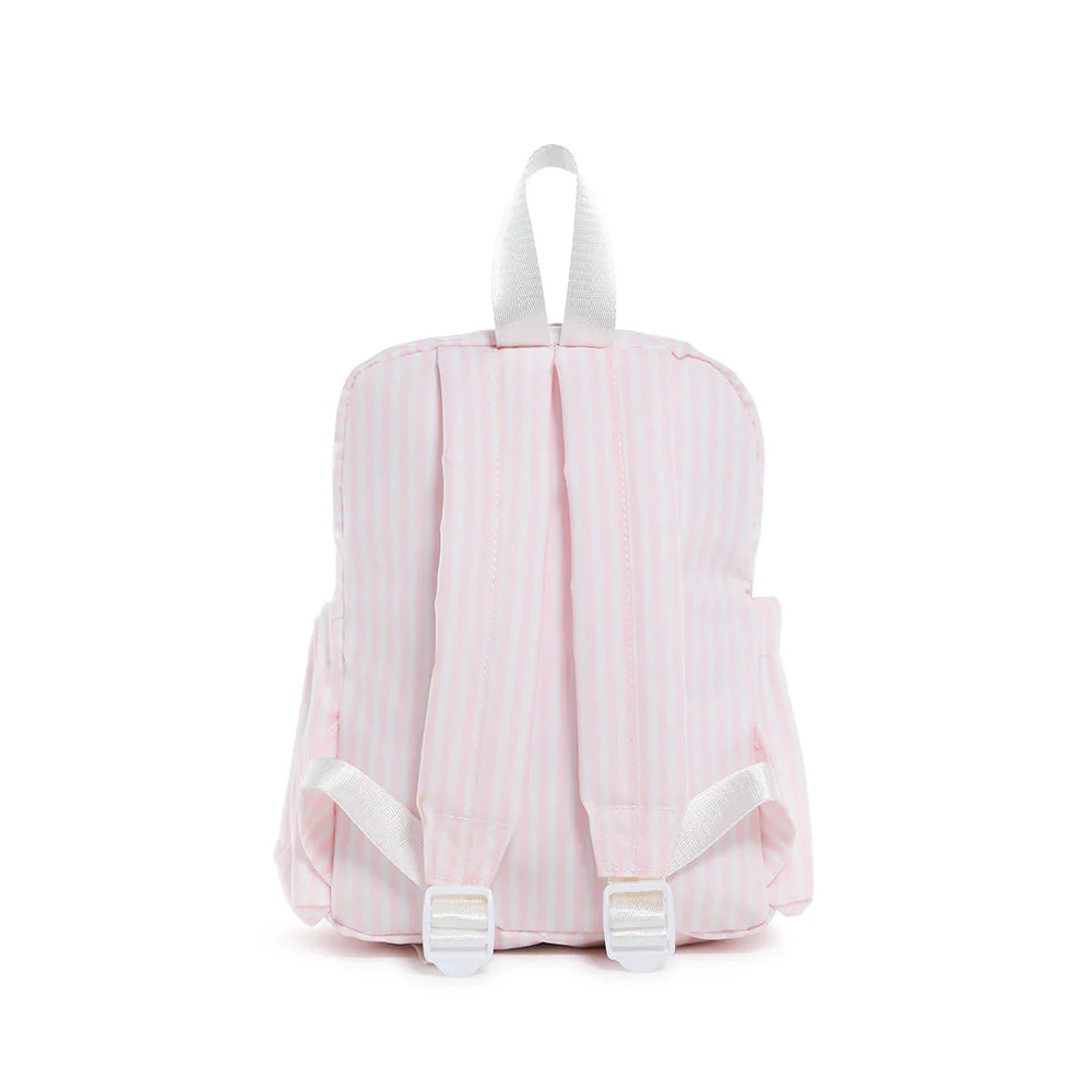 MINI BACKER - PIMLICO STRIPE PINK BACKPACK - Persnickety Shop