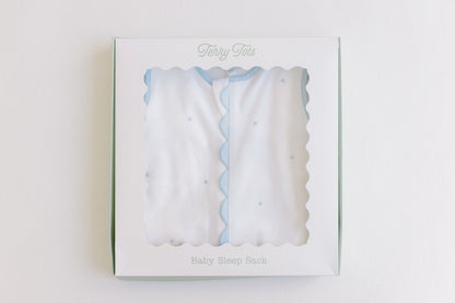 Terry Tots Sleep Sack – Blue Dots