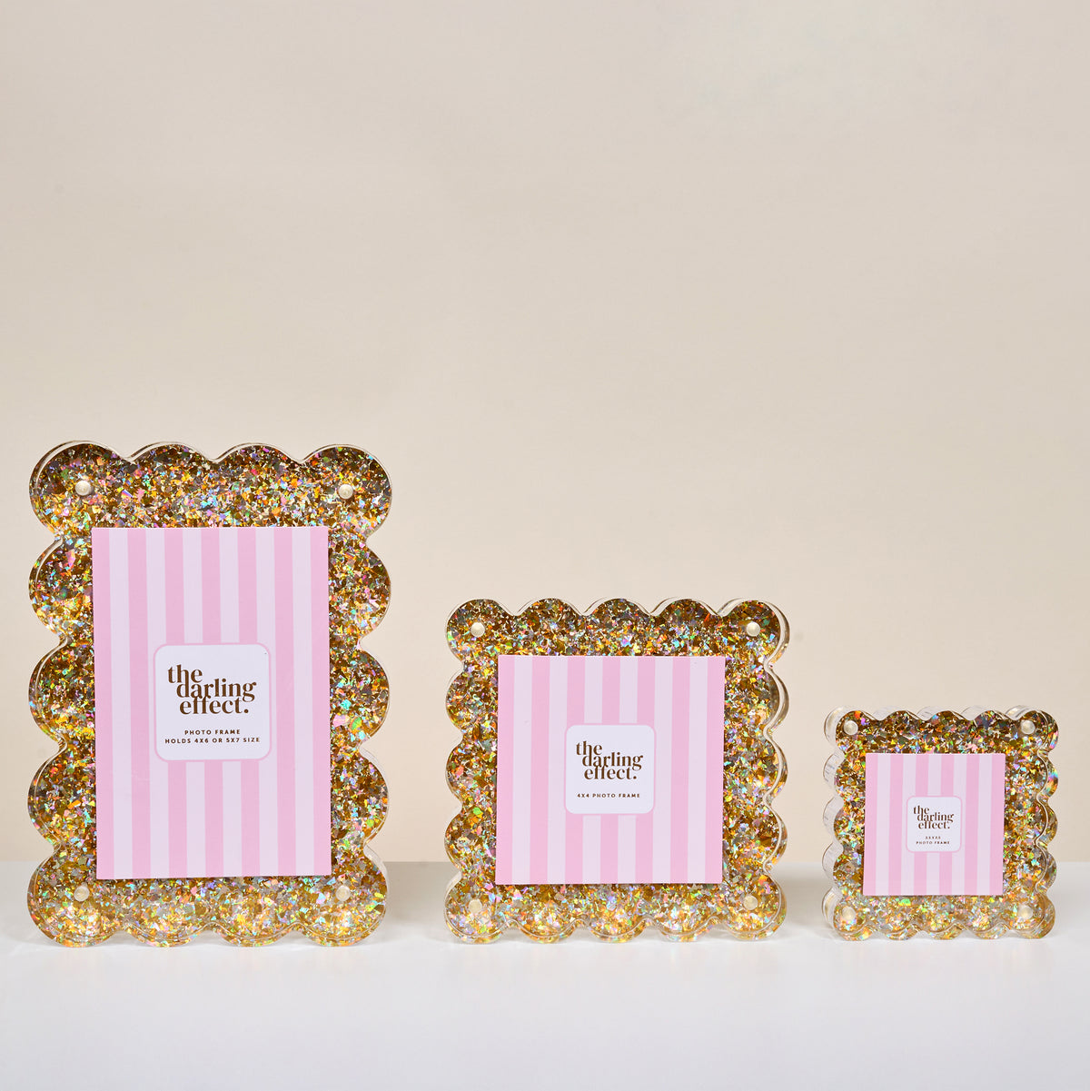 Gold Glitter Little Moments Acrylic Picture Frame - Persnickety Shop