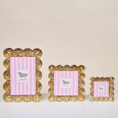 Gold Glitter Little Moments Acrylic Picture Frame - Persnickety Shop