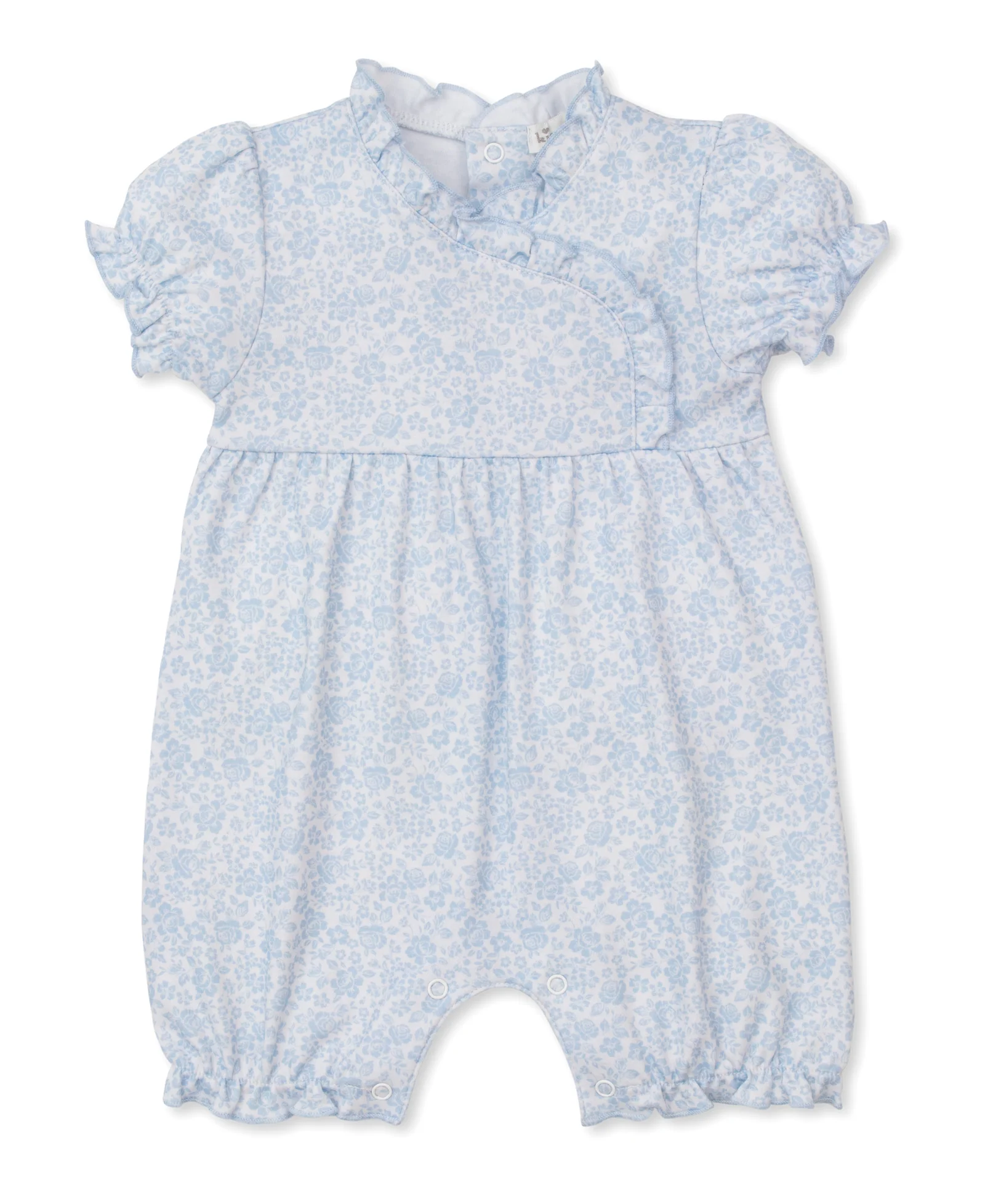 Kissy Kissy Country Gardens Blue Short Playsuit - Persnickety Shop