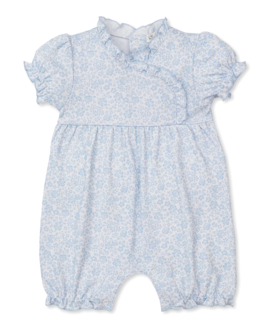 Kissy Kissy Country Gardens Blue Short Playsuit - Persnickety Shop