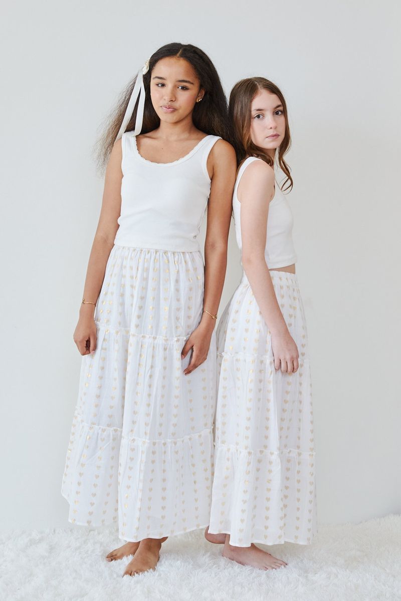 Stella White Ribbed Tank - Persnickety Shop