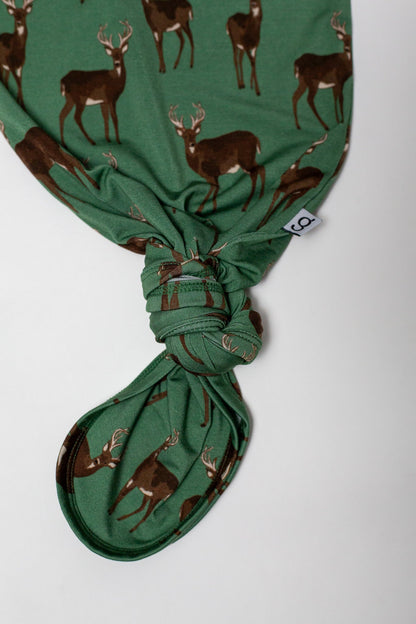 Goosies- Knotted Gown - Deer-0-3M