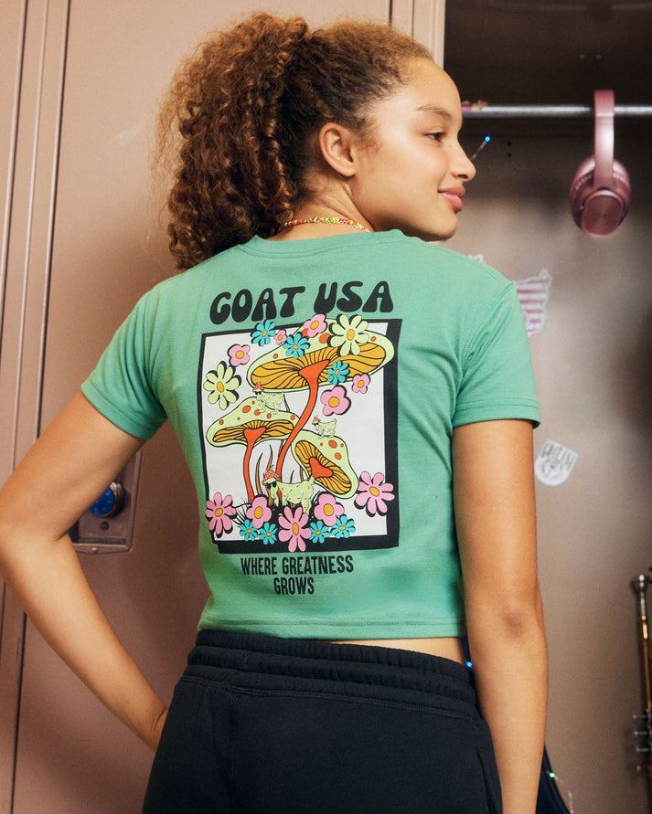 GOAT USA Women's Mushroom Crop Top - Persnickety Shop