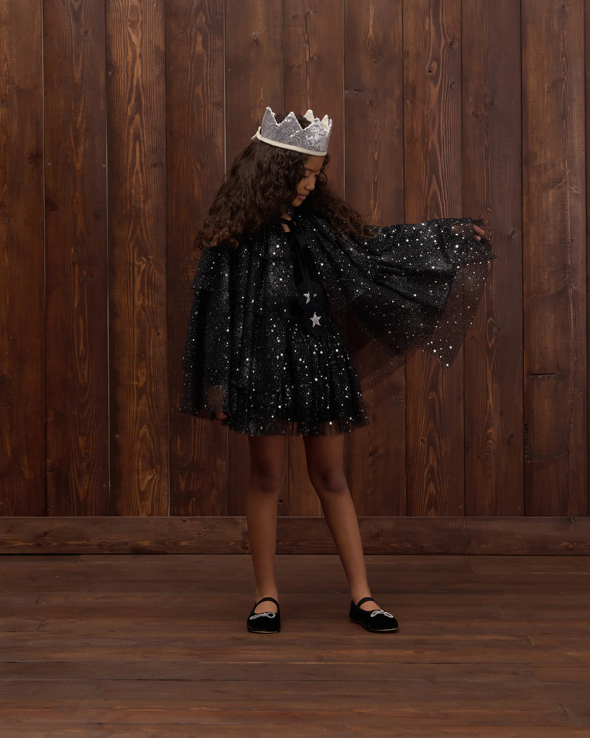 Noralee TULLE CAPE BLACK