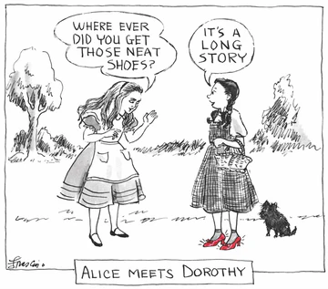 ALICE MEETS DOROTHY MUG - Persnickety Shop