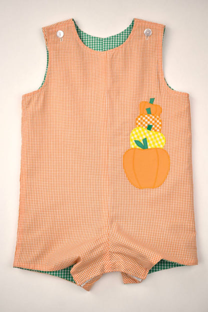 Pumpkins / Dino Reversible Shortall - Funtasia Too - Persnickety Shop